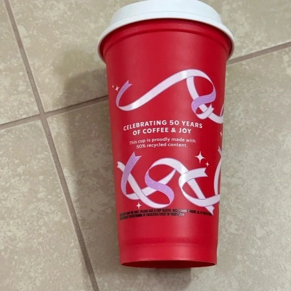 Starbucks Red Reusable‎ 16oz Hot cup